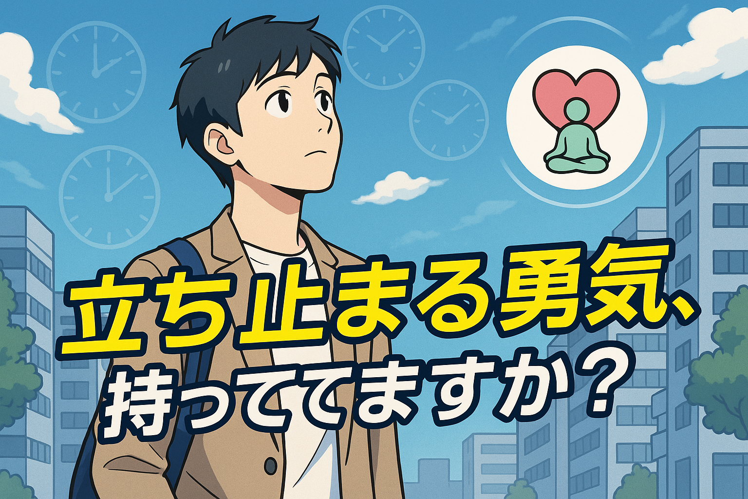 忙しい毎日にこそ立ち止まりたい ― 情報と時間、そして「心と体」の話 画像